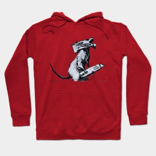 Banksy Rat with a knife Hoodie